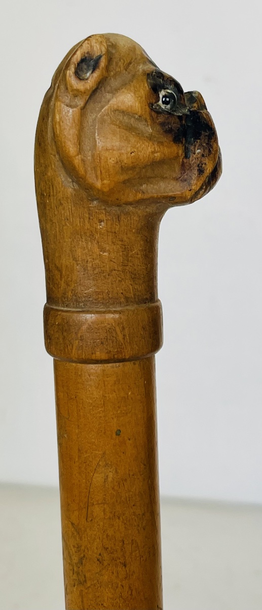 Wooden Case With A Mastiff's Head -photo-7